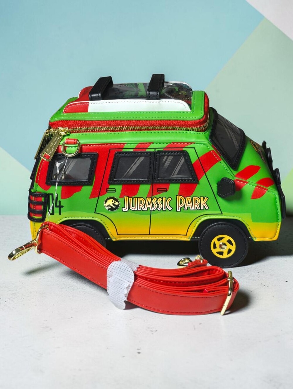 Loungefly Jurassic Park Safari Vehicle Light Up 707 Street Exclusive NWT